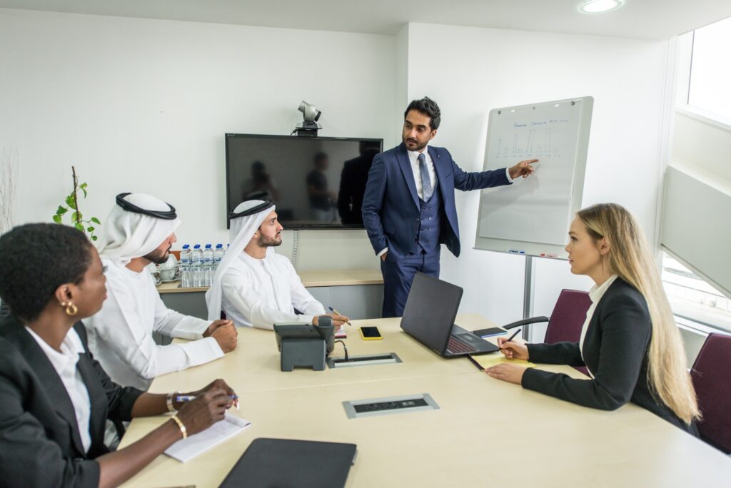 Business meeting in Dubai